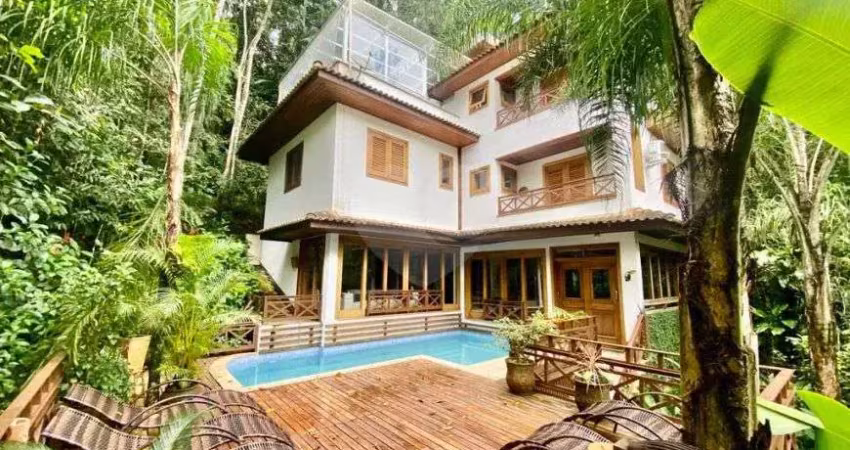 Casa em condomínio fechado com 5 quartos à venda na Rua Mata Atlântica, Guararú, Guarujá