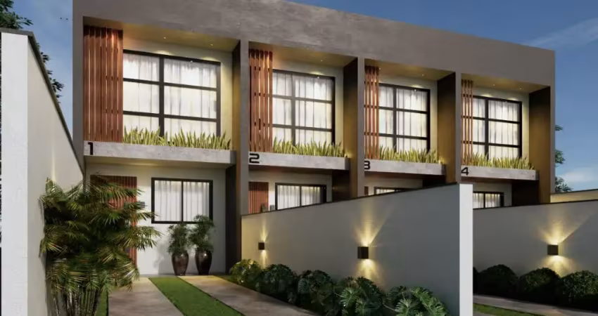 Lindo sobrado geminado à venda - pronto para morar– 3 quartos (1 suite) - 94m² - vila nova / joinville
