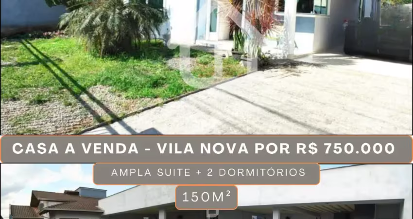 Ampla casa, bem construida no vila nova por apenas r$ 750.000,00