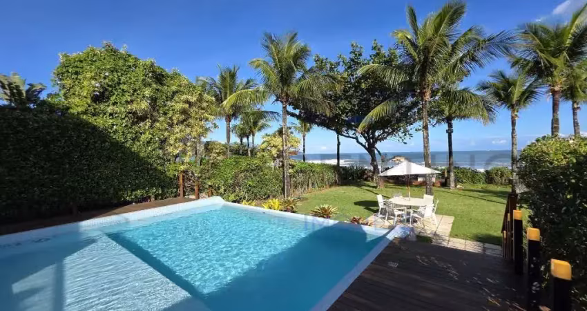 Maresias: viva o sonho - casa pé na areia exclusiva no condomínio paradiso
