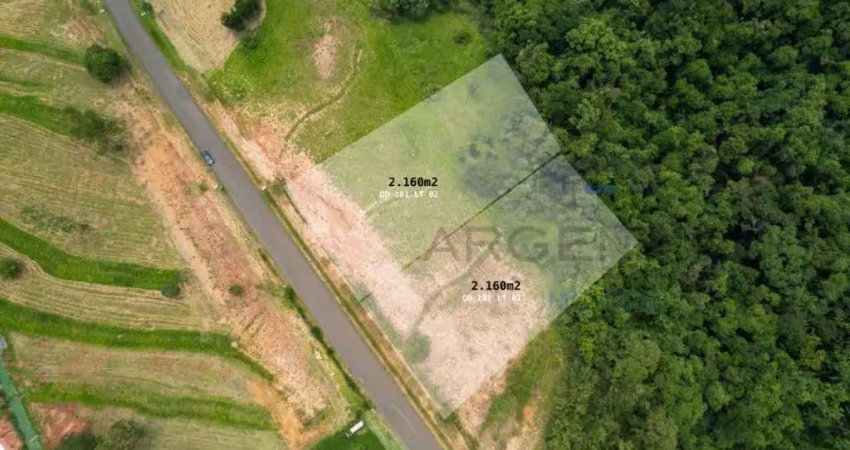 2 lotes exclusivos à venda no condomínio terras de são josé ii - 4.320m²