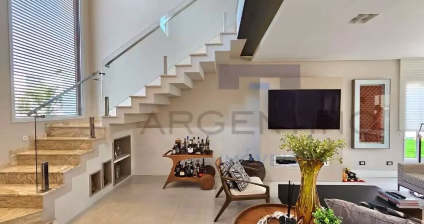 Espetacular casa no residencial veredas - mobiliada