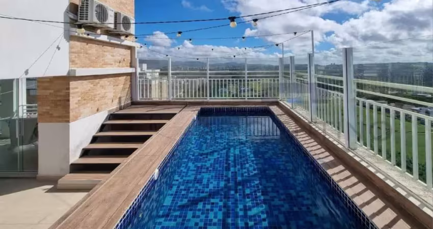 Cobertura com vista privilegiada no helbor reserva do itapety - mobiliado
