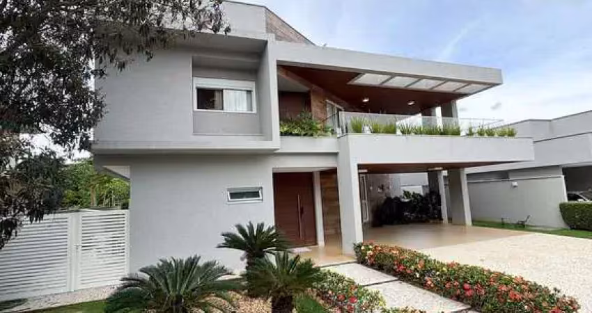 Sobrado à venda com 5 suítes e 600 m² de construção no alphaville residencial, goiânia, go