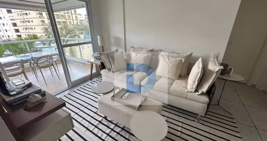 Apartamento com 2 dormitórios, 69 m² - venda por r$ 630.000,00 ou aluguel por r$ 5.580,00/mês - enseada - guarujá/sp