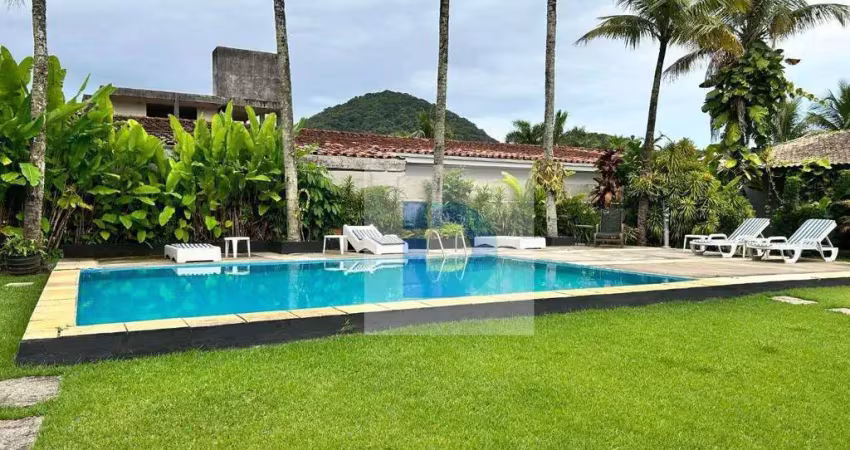Casa com 5 dormitórios à venda, 350 m² por r$ 1.700.000,00 - praia do pernambuco - guarujá/sp