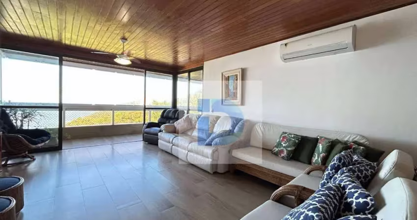 Apartamento com 4 dormitórios à venda, 195 m² por r$ 1.400.000 - enseada - guarujá/sp