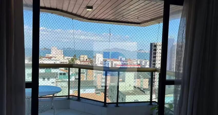 Apartamento com 3 dormitórios à venda, 126 m² por r$ 600.000 - enseada - guarujá/sp