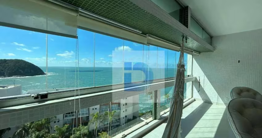 Apartamento com 3 dormitórios, 155 m² - venda por r$ 1.300.000,00 ou aluguel por r$ 7.000,00/mês - enseada - guarujá/sp