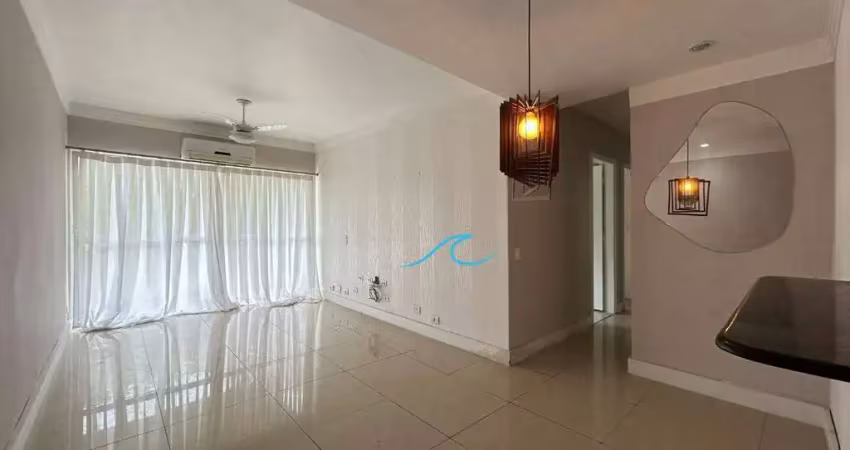 Apartamento com 2 dormitórios à venda, 90 m² por r$ 350.000 - enseada - guarujá/sp