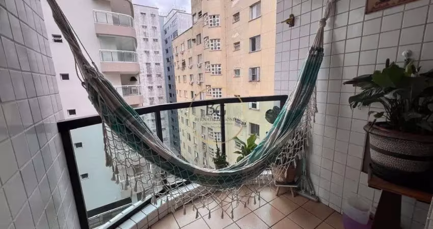 2 dormitórios -lazer completo -meia quadra praia - boqueirão - santos