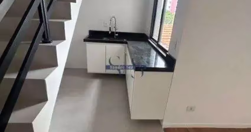 Locação apartamento 2 dormitorios suíte novo pronto bairro valparaiso santo andré