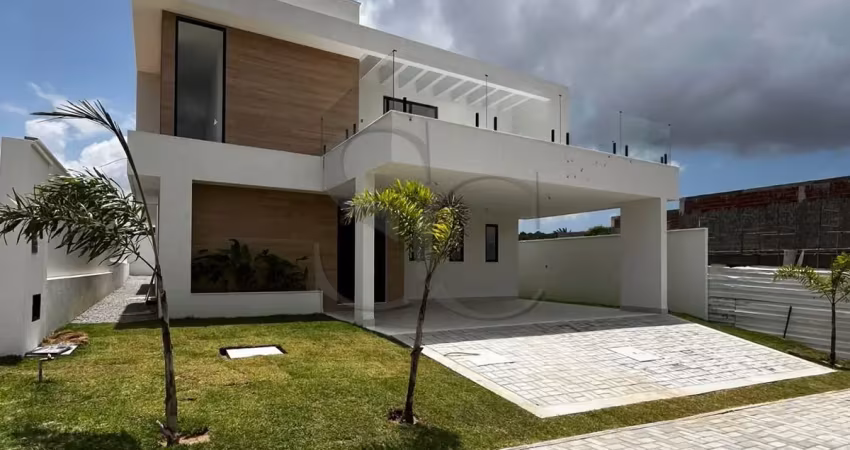 Exclusividade e conforto no condomínio yby natureza - casa pronta para morar com 4 suítes!!!