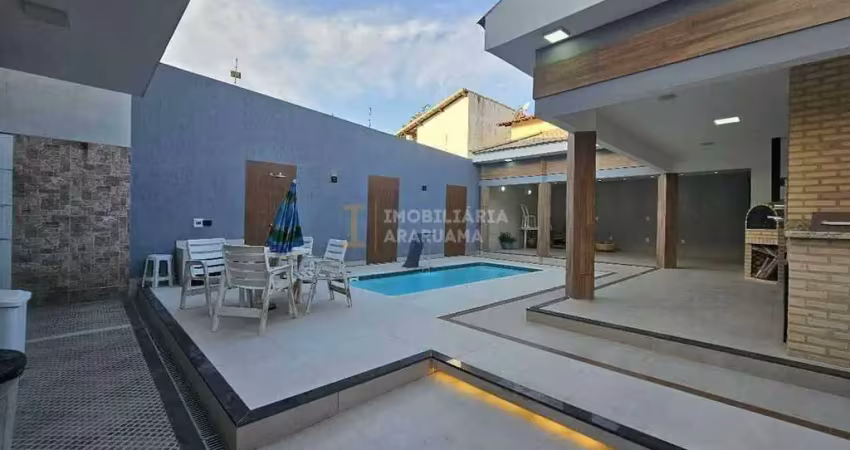 Casa à venda, 4 quartos, 3 suítes, 2 vagas, pontinha - araruama/rj