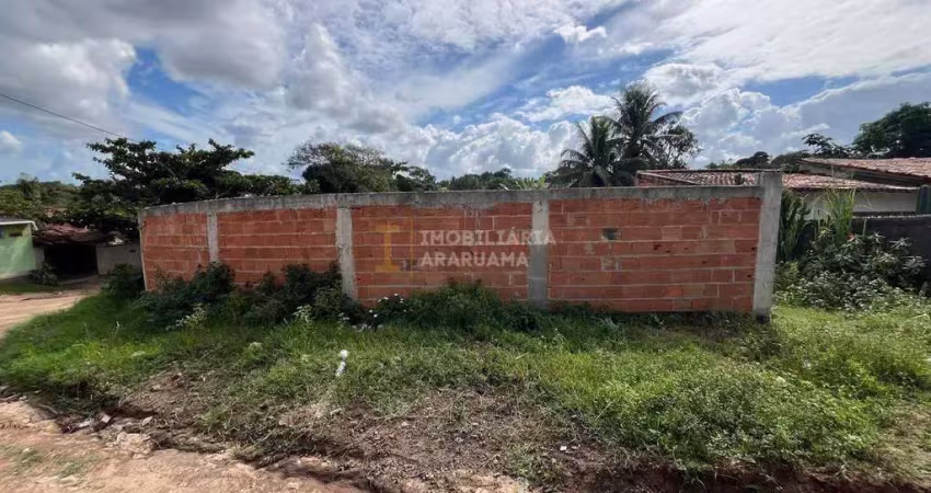 Terreno de esquina a venda no bairro outeiro - araruama rj - 498 m2