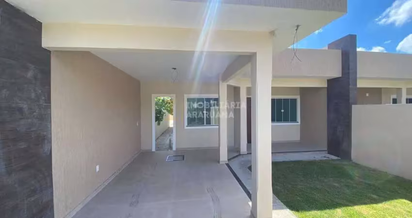 Casa com suíte, quintal espaçoso e financiamento em localização estratégica – araruama/rj