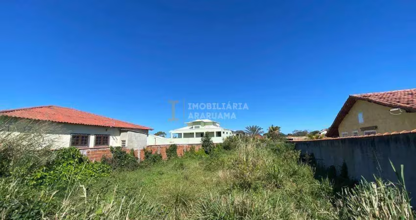 Terreno plano de 600m² em local tranquilo – pronto para construir em araruama/rj