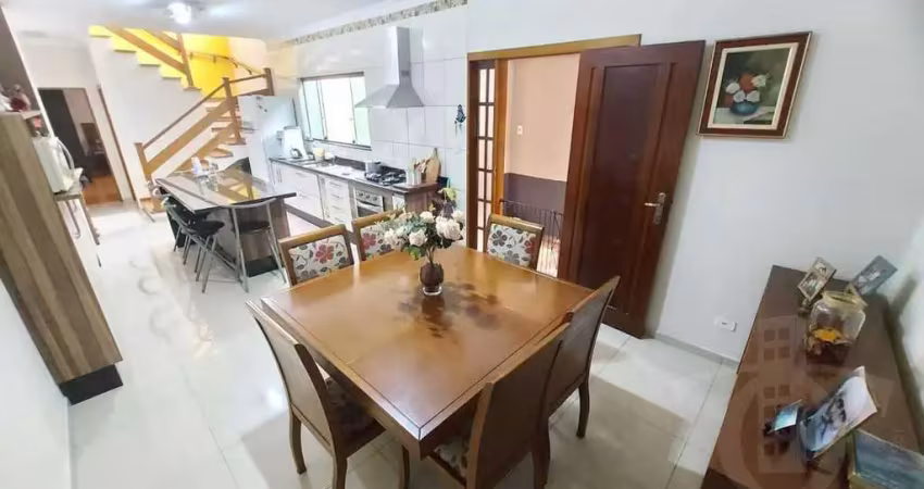 Casa / sobrado para venda em mauá, vila assis brasil, 3 suítes, 5 banheiros, 2 vagas