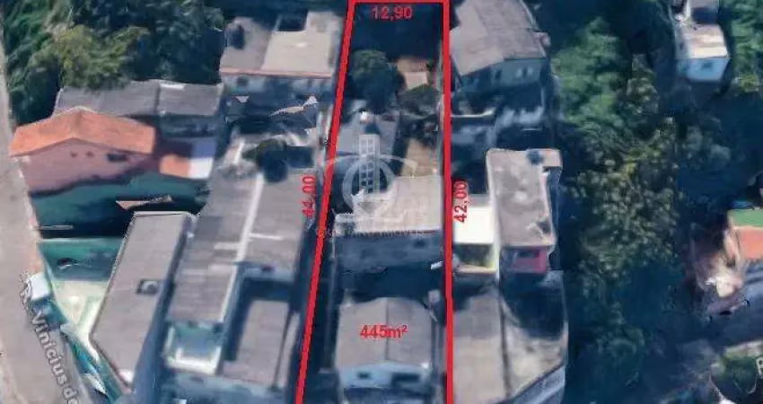 Terreno à venda na Rua Vinícius de Morais, 328, Vila Feital, Mauá