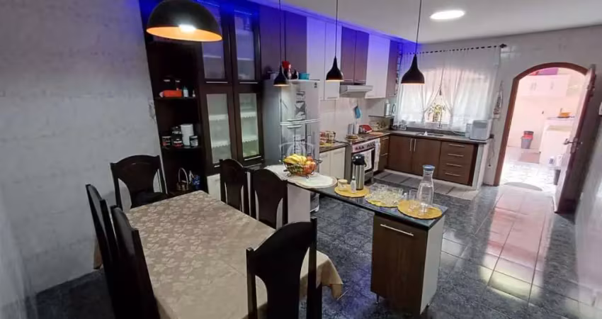 Casa / sobrado para venda em santo andré, parque marajoara, 3 dormitórios, 1 suíte, 3 banheiros, 5 vagas