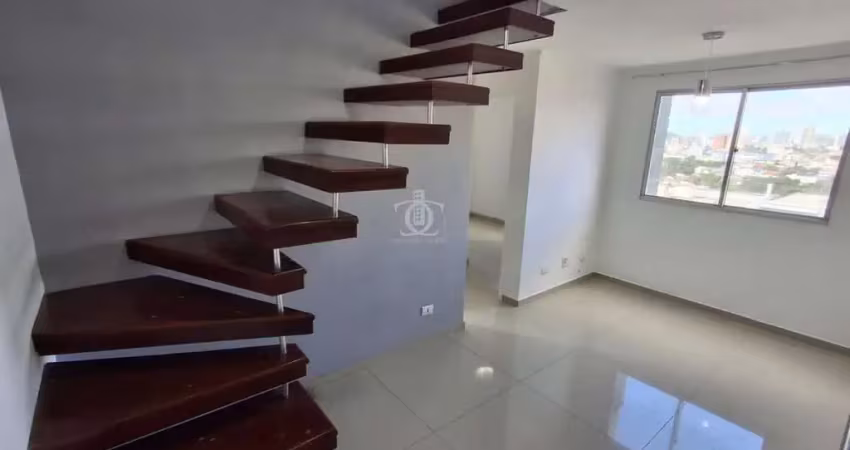 Cobertura para venda em mauá, parque são vicente, 2 dormitórios, 2 banheiros, 1 vaga