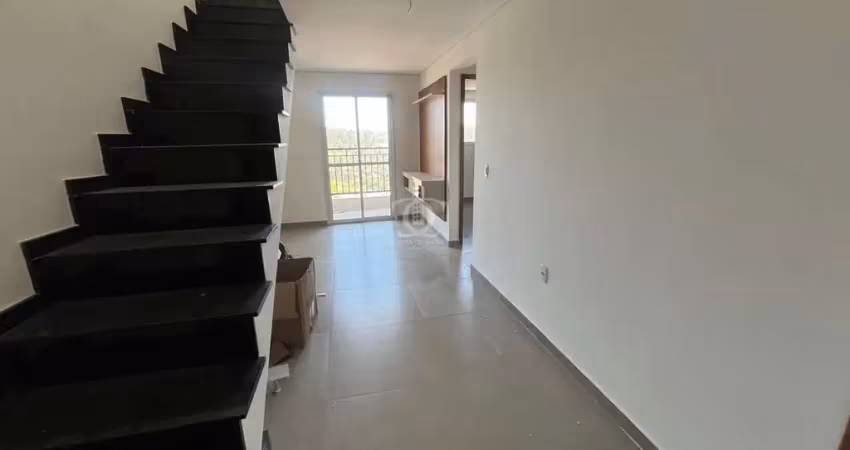 Cobertura para locação em mauá, vila assis brasil, 2 dormitórios, 1 suíte, 2 banheiros, 1 vaga