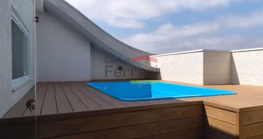Apartamento duplex à venda no lauzane paulista -  piscina privativa