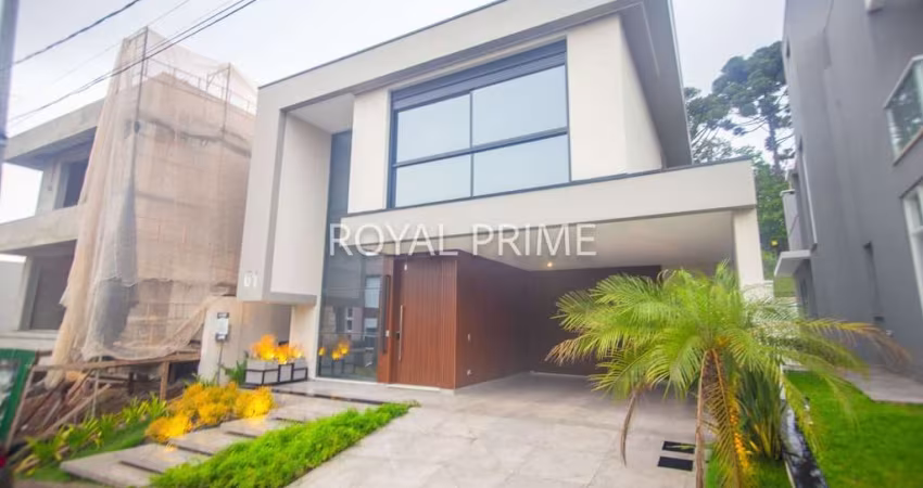 Casa de Alto Padrão em Condomínio Clube com Quintal e 3 suítes à venda, 307 m² - Santa Felicidade - Curitiba/PR