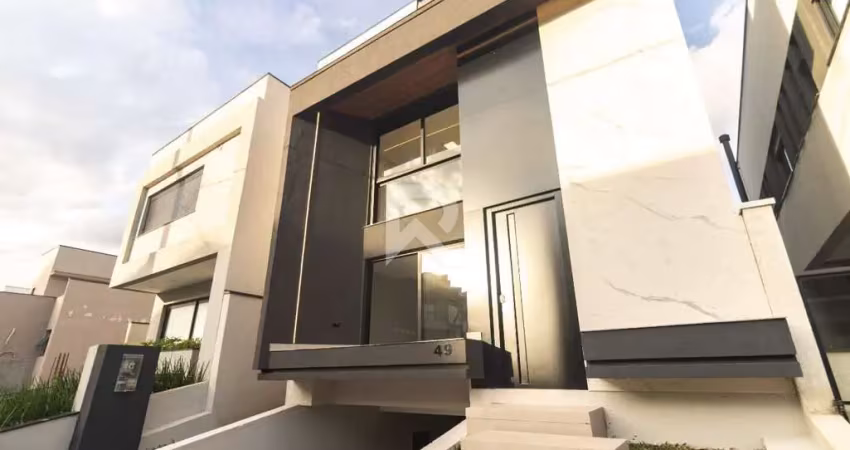 Sobrado triplex 231,87m², 3 suítes, terraço, 3 vagas - santa cândida, curitiba/pr - r$ 1.697.990,00