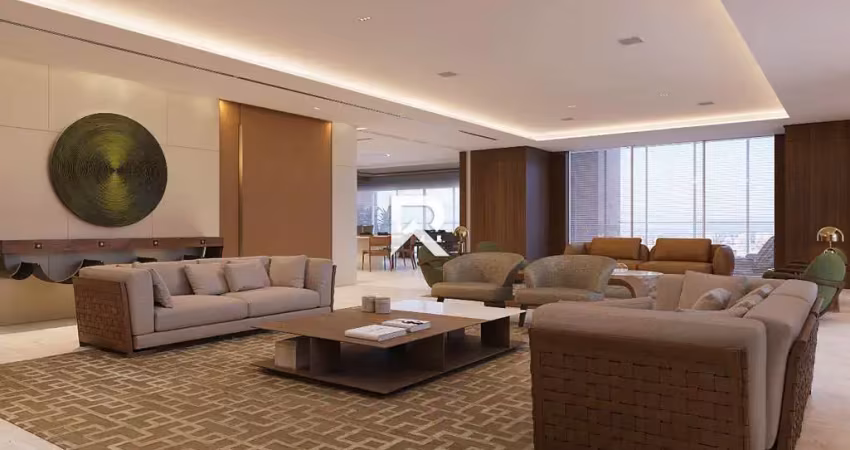Mansão suspensa com heliponto e piscina particular com 874m² no palazzo lumini, em curitiba/pr
