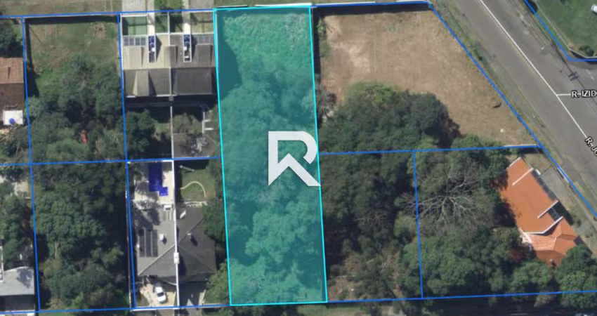 Terreno à Venda, 1.230 m², Frente para Duas Ruas – Vista Alegre – Curitiba/PR