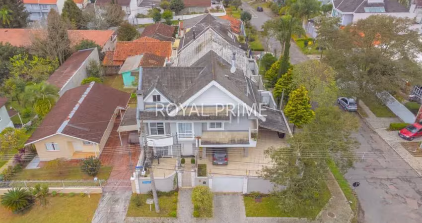 Sobrado alto padrão de rua com quintal, ático e 4 dormitórios à venda, 200 m² - santo inácio - curitiba/pr-