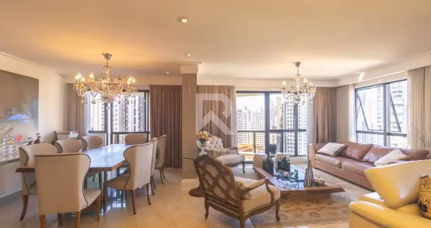 Apartamento mobiliado em andar alto com 3 suítes e 203m2 para alugar - água verde, curitiba