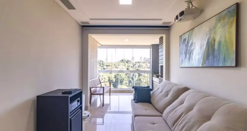 Apartamento com sacada gourmet e vista verde, 2 quartos, 1 vaga à venda, 89m² – campo comprido - curitiba/pr -