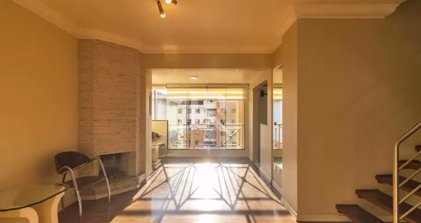 Cobertura duplex com vista livre, 3 quartos, 3 vagas de garagem para locação, 138 m² – ecoville – curitiba/pr | cód.: 1556