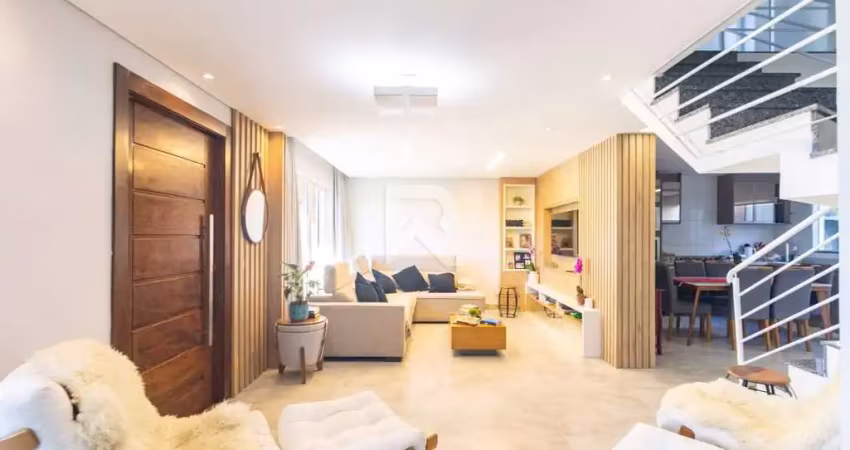 Casa mobiliada com face norte, 3 quartos 2 vagas à venda, 107 m² - são braz - curitiba/pr