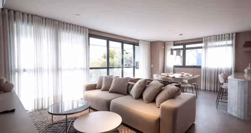 Apartamento com sacada gourmet, 3 suítes, 3 vagas para locação, 141 m² – seminário - curitiba/pr