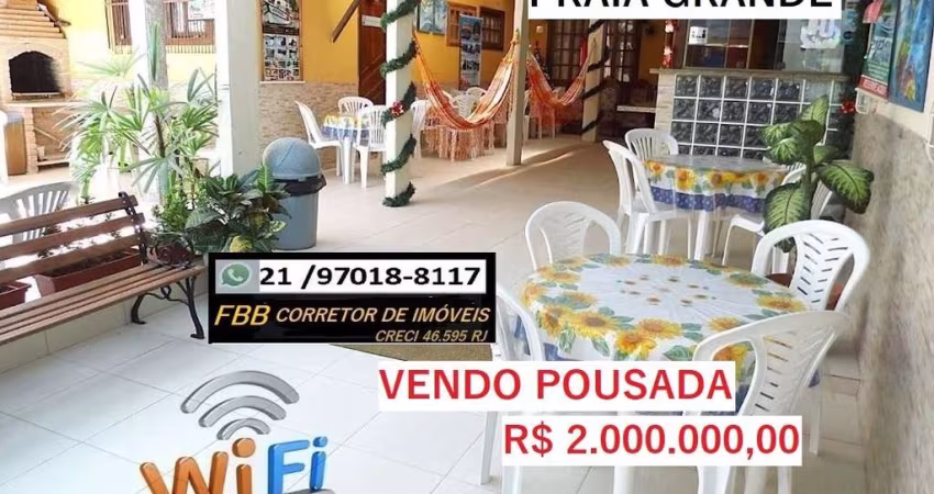 Pousada para Venda em Arraial do Cabo, Praia Grande, 12 dormitórios, 12 suítes, 14 banheiros, 2 vagas