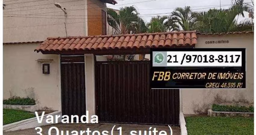 Casa em Condomínio para Venda em Cabo Frio, Braga, 3 dormitórios, 1 suíte, 4 banheiros, 1 vaga