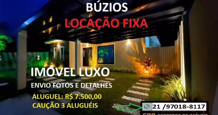 Casa em Condomínio Mobiliada para Locação em Armação dos Búzios, Caravelas, 2 dormitórios, 2 suítes, 4 banheiros, 5 vagas