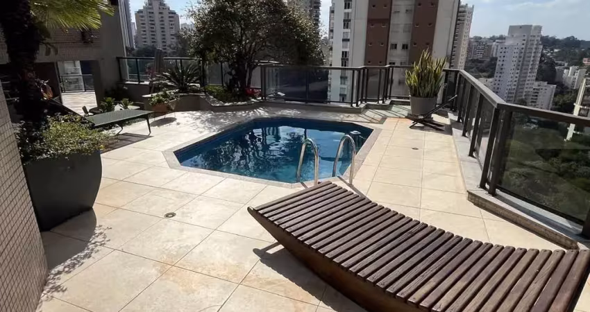 Cobertura com 3 dormitórios 4 vagas a venda no panamby