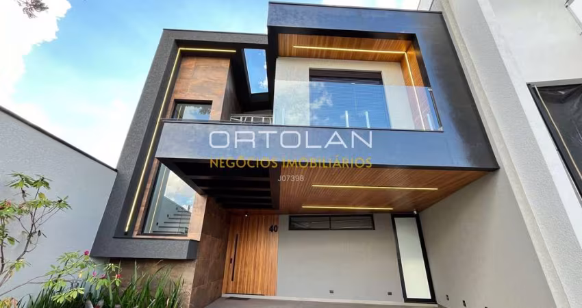 Residência duplex 277m² - 04 Dormitórios – Cond. Vicenza - São José dos Pinhais