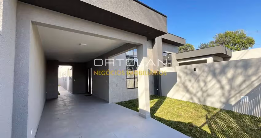 Casa térrea nova 101m² - 03 dormitórios – cidade jardim – são josé dos pinhais.