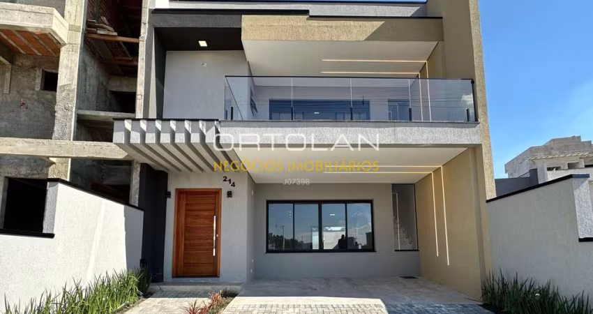 Sobrado em condomínio 177m² – 3 Dormitórios - Costeira - São José dos Pinhais.