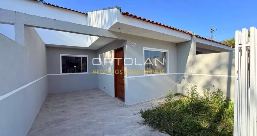 Casa térrea 70m² - 03 dormitórios - costeira - são josé dos pinhais- pr