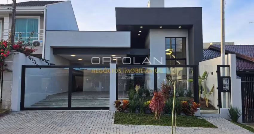 Casa térrea 257m² - 03 dormitórios - cruzeiro - são josé dos pinhais- pr