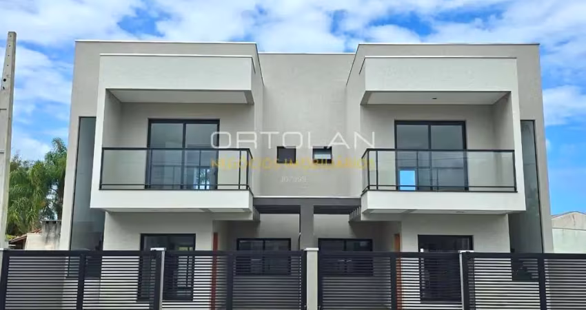 Sobrado novo 131,87m² - 03 dormitórios – barra do saí – itapoá-sc