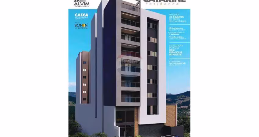 Apartamento com 2 quartos à venda, 54 m² por R$ 309.800,00 - Santa Catarina - Juiz de Fora/MG