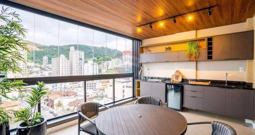 Cobertura 280 m² com 4 quartos, 2 suítes, 3 vagas, varanda gourmet, São Mateus, Juiz de Fora/MG