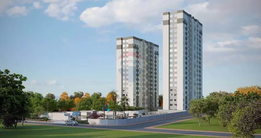 Apartamento com 2 dormitórios,banheiro,sala e cozinha conjugada.